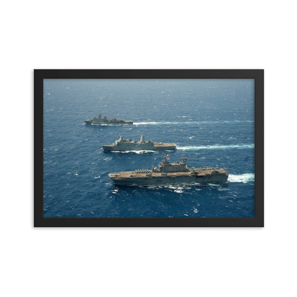 USS Green Bay (LPD-20) Framed Ship Photo