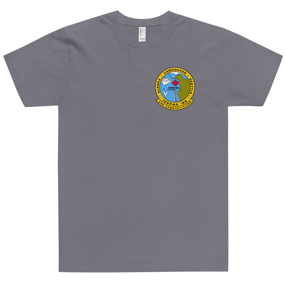 USS Constellation (CV-64) ICEPAC '86 T-Shirt