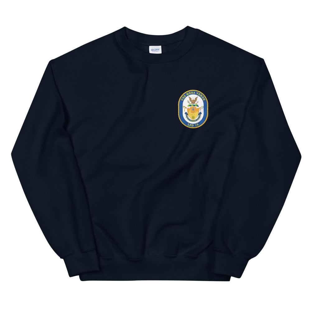 USS Mesa Verde (LPD-19) Ship's Crest Sweatshirt