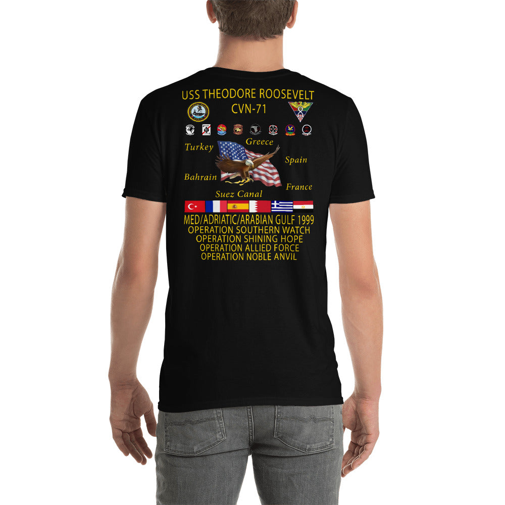 USS Theodore Roosevelt (CVN-71) 1999 Cruise Shirt