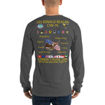 USS Ronald Reagan (CVN-76) 2008 Long Sleeve Cruise Shirt