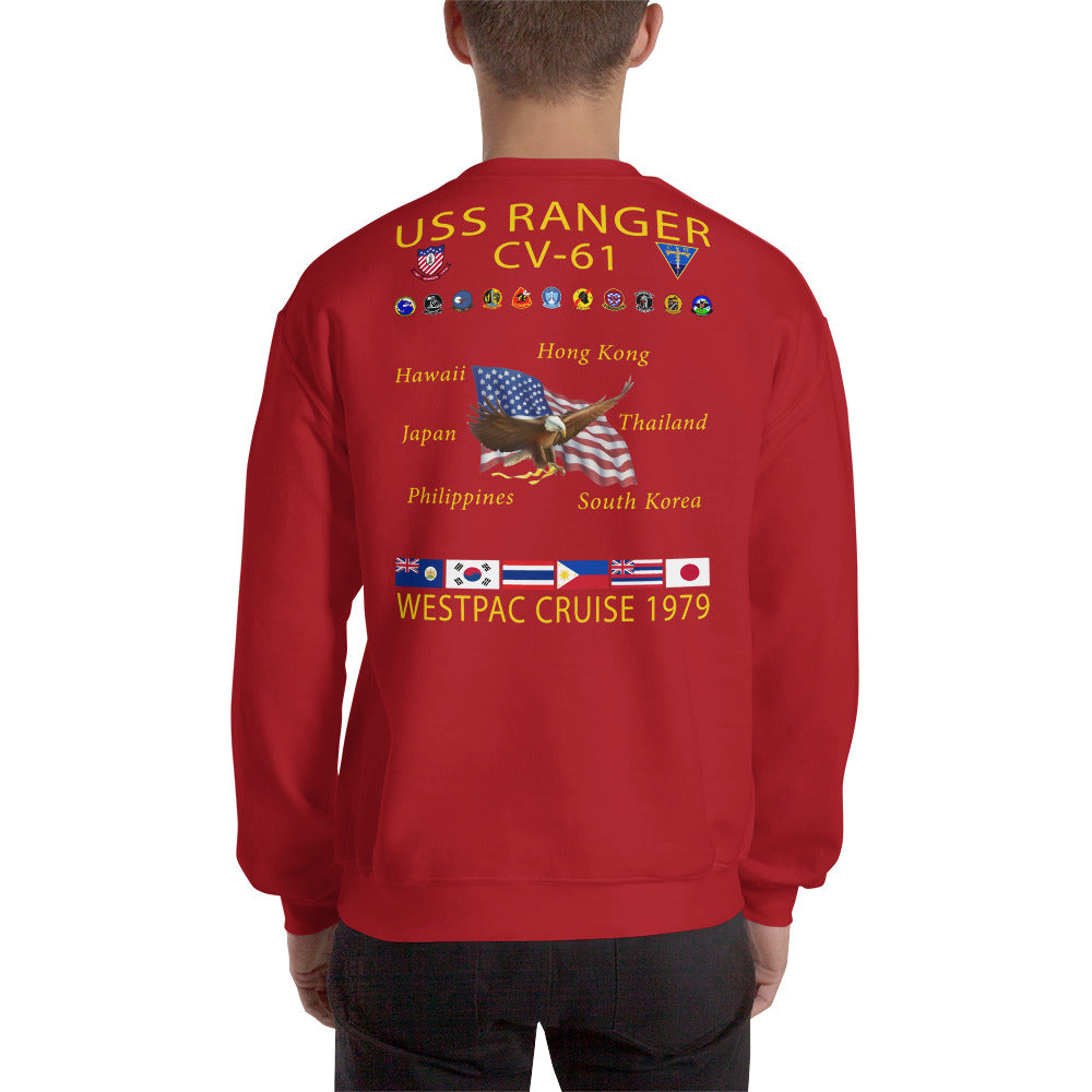 USS Ranger (CV-61) 1979 Cruise Sweatshirt