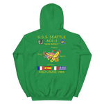 USS Seattle (AOE-3) 1984 Cruise Hoodie - CUSTOM