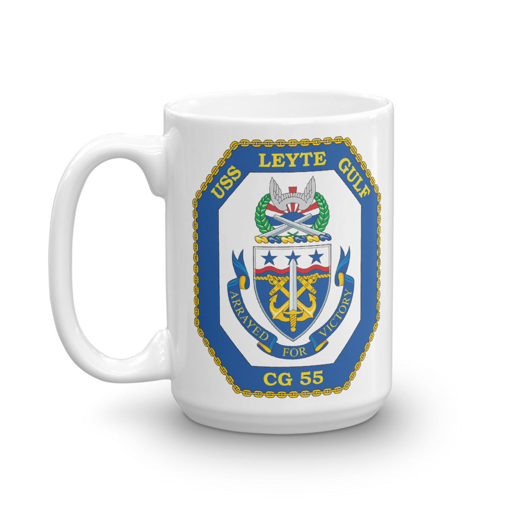 USS Leyte Gulf (CG-55) Ship's Crest Mug
