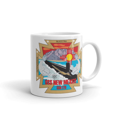 USS New Mexico (SSN-779) Ship's Crest Mug