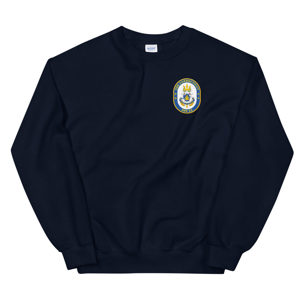 USS Connecticut (SSN-22) Ship's Crest Sweatshirt