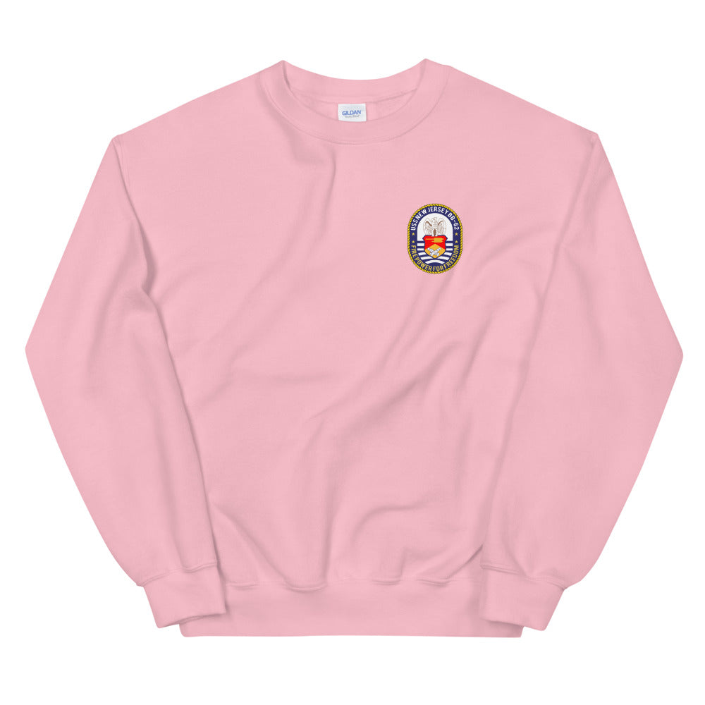 USS New Jersey (BB-62) Ship's Crest Sweatshirt