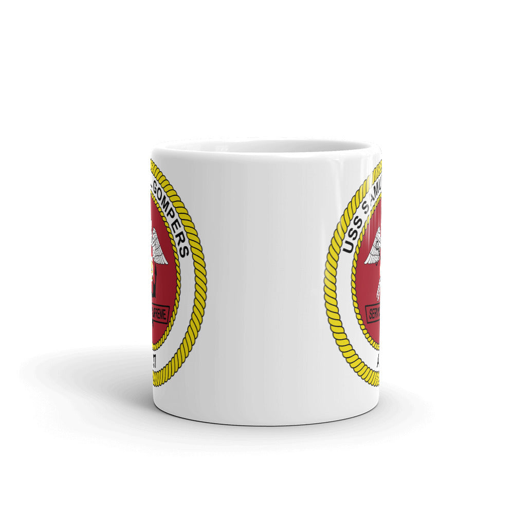USS Samuel Gompers (AD-37) Ship's Crest Mug
