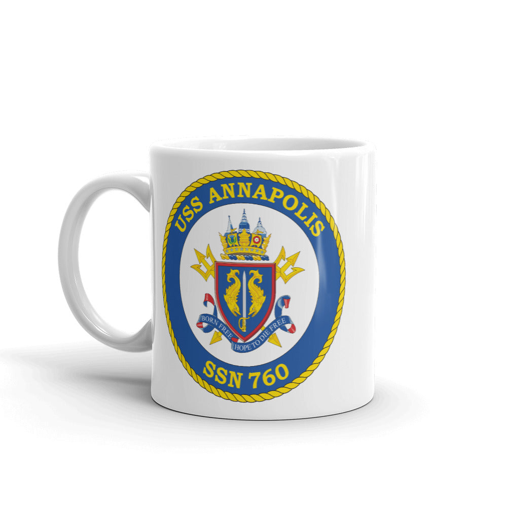USS Annapolis (SSN-760) Ship's Crest Mug