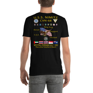 USS Nimitz (CVN-68) 1993 Cruise Shirt