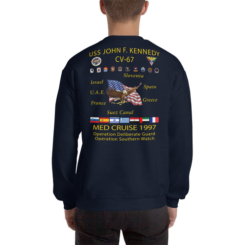 USS John F. Kennedy (CV-67) 1997 Cruise Sweatshirt