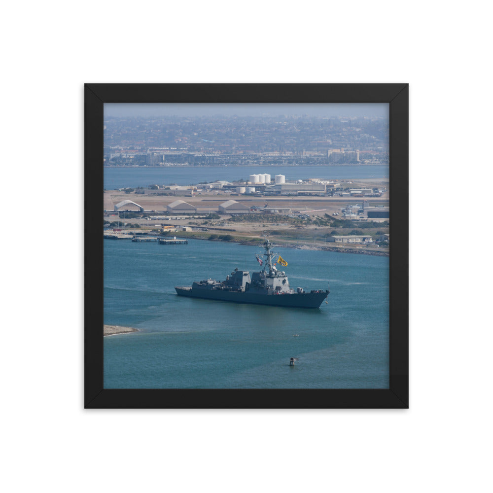USS Dewey (DDG-105) Framed Ship Photo