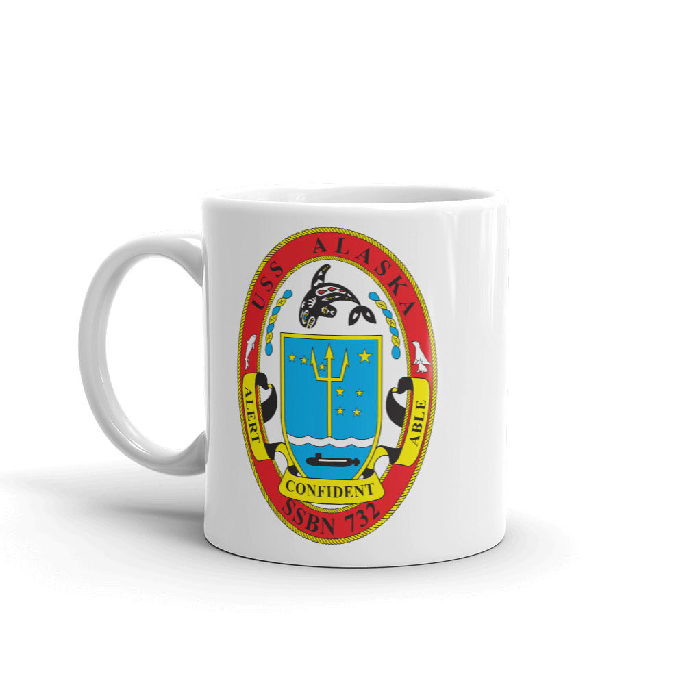 USS Alaska (SSBN-732) Ship's Crest Mug