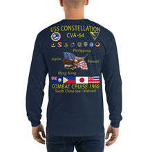 Load image into Gallery viewer, USS Constellation (CVA-64) 1966 Long Sleeve Cruise Shirt