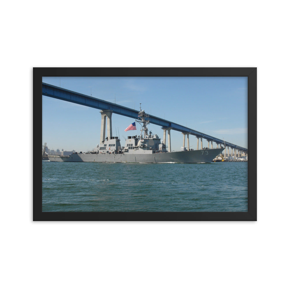 USS Decatur (DDG-73) Framed Ship Photo