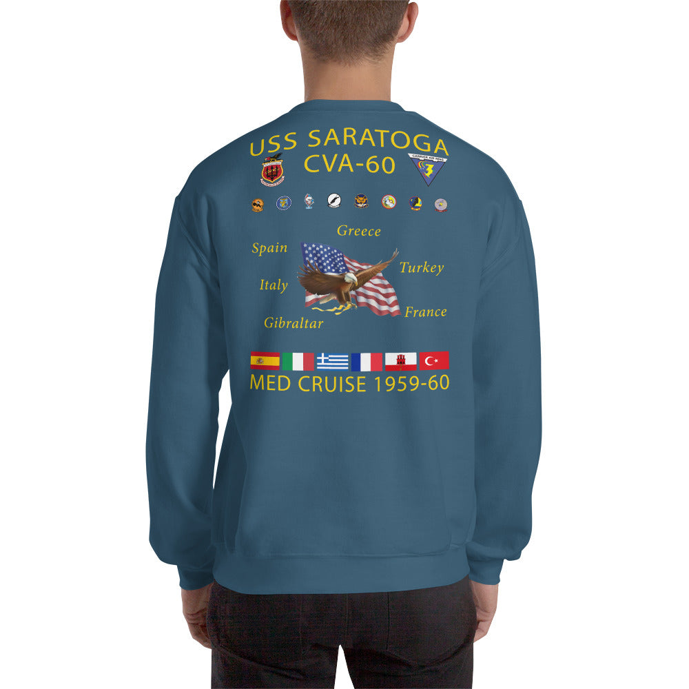 USS Saratoga (CVA-60) 1959-60 Cruise Sweatshirt