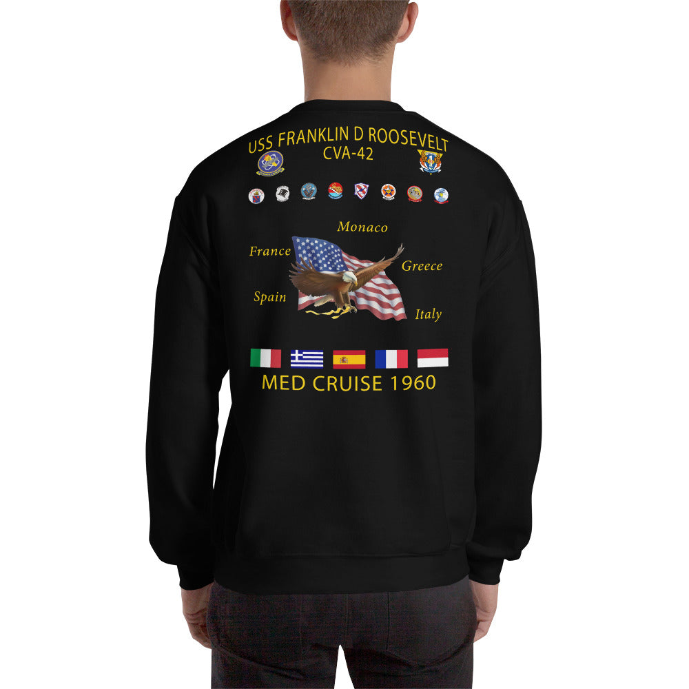 USS Franklin D. Roosevelt (CVA-42) 1960 Cruise Sweatshirt