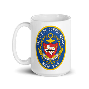 USS City of Corpus Christi (SSN-705) Ship's Crest Mug