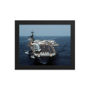 USS Saratoga (CV-60) Framed Ship Photo