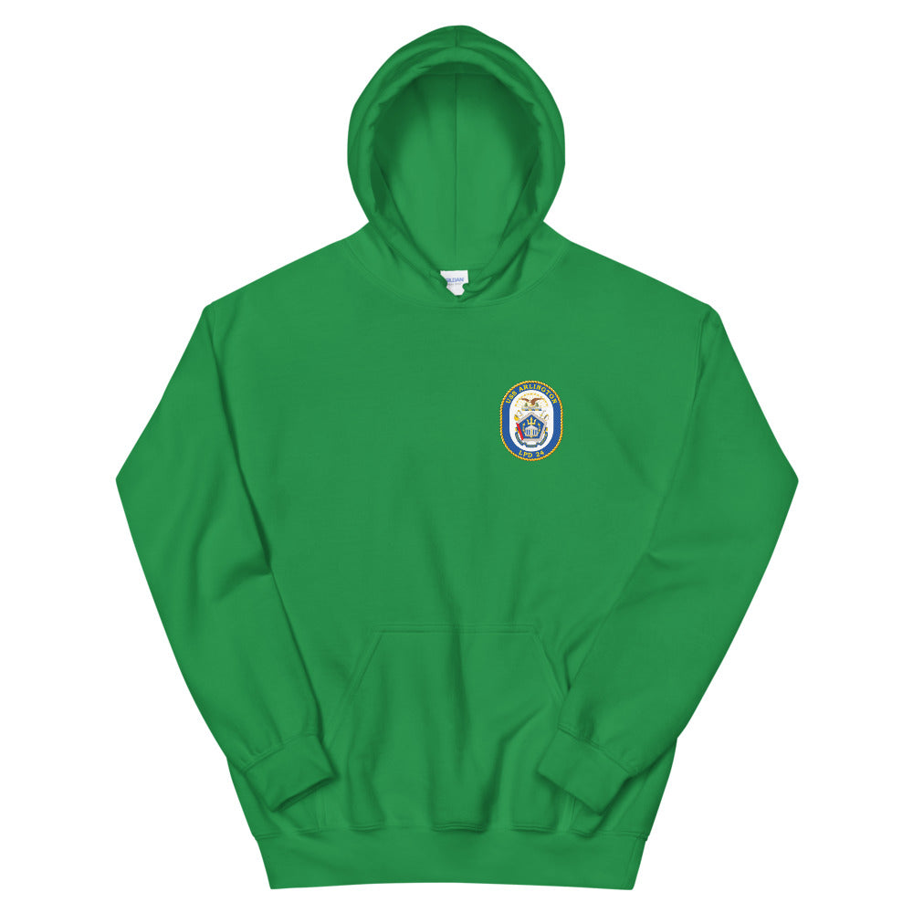 USS Arlington (LPD-24) Ship's Crest Hoodie