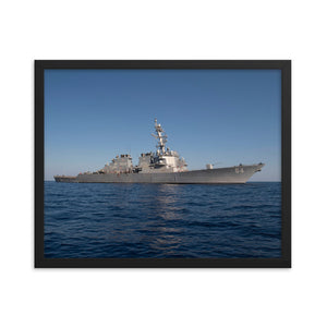 USS Carney (DDG-64) Framed Ship Photo