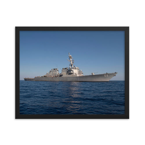 USS Carney (DDG-64) Framed Ship Photo