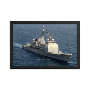 USS Mobile Bay (CG-53) Framed Ship Photo