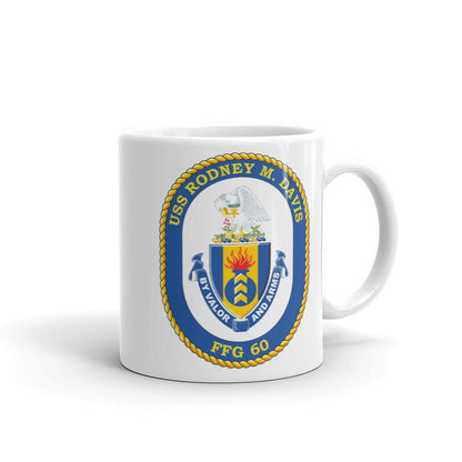USS Rodney M. Davis (FFG-60) Ship's Crest Mug