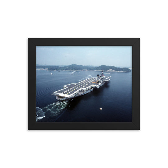 USS Midway (CV-41) Framed Ship Photo