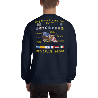 USS John F. Kennedy (CV-67) 1980-81 Cruise Sweatshirt