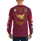 IKE CUSTOM w/FLAGS - E HUGHES - Long Sleeve Shirt