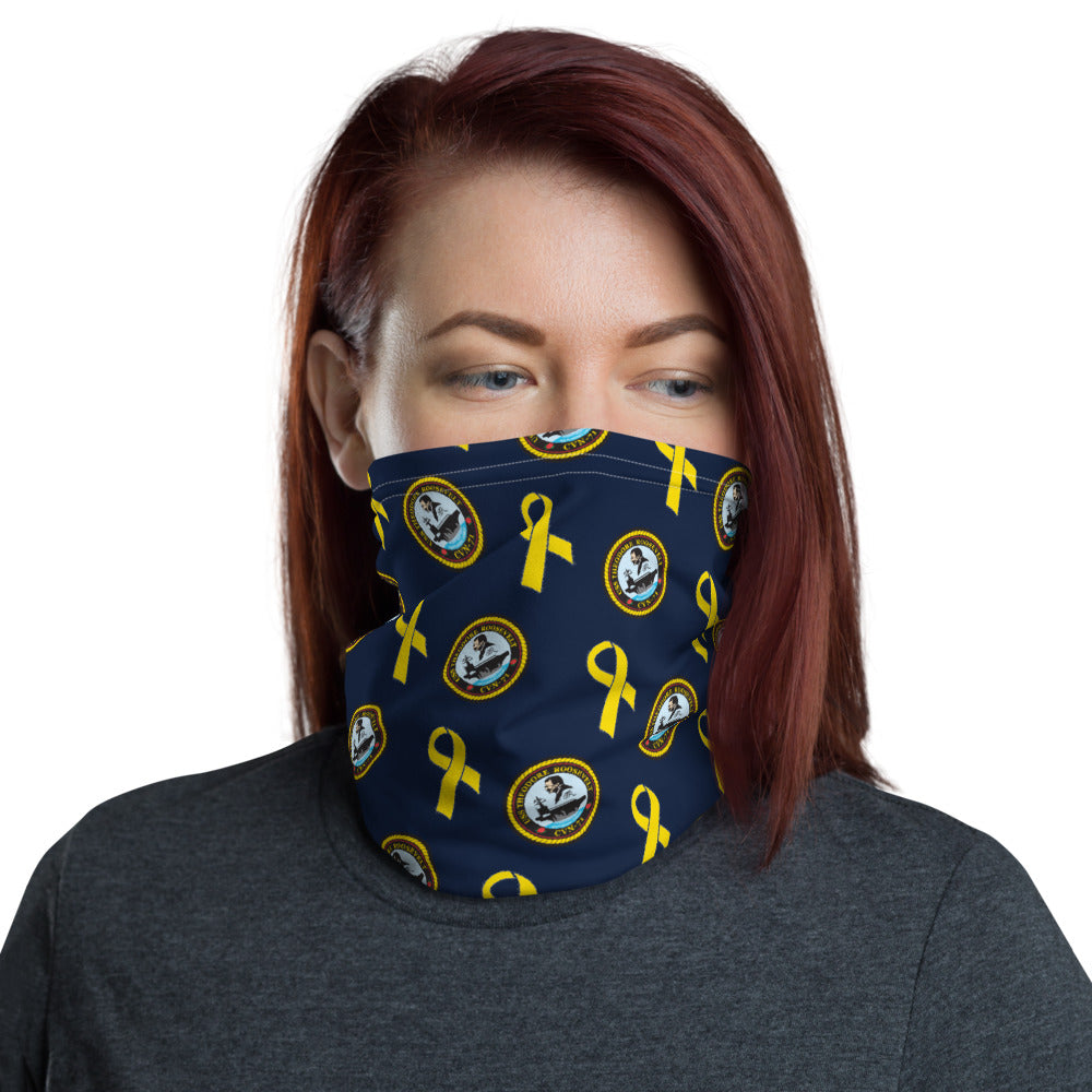 USS Theodore Roosevelt (CVN-71) Yellow Ribbon Neck Gaiter