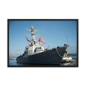 USS Hopper (DDG-70) Framed Ship Photo