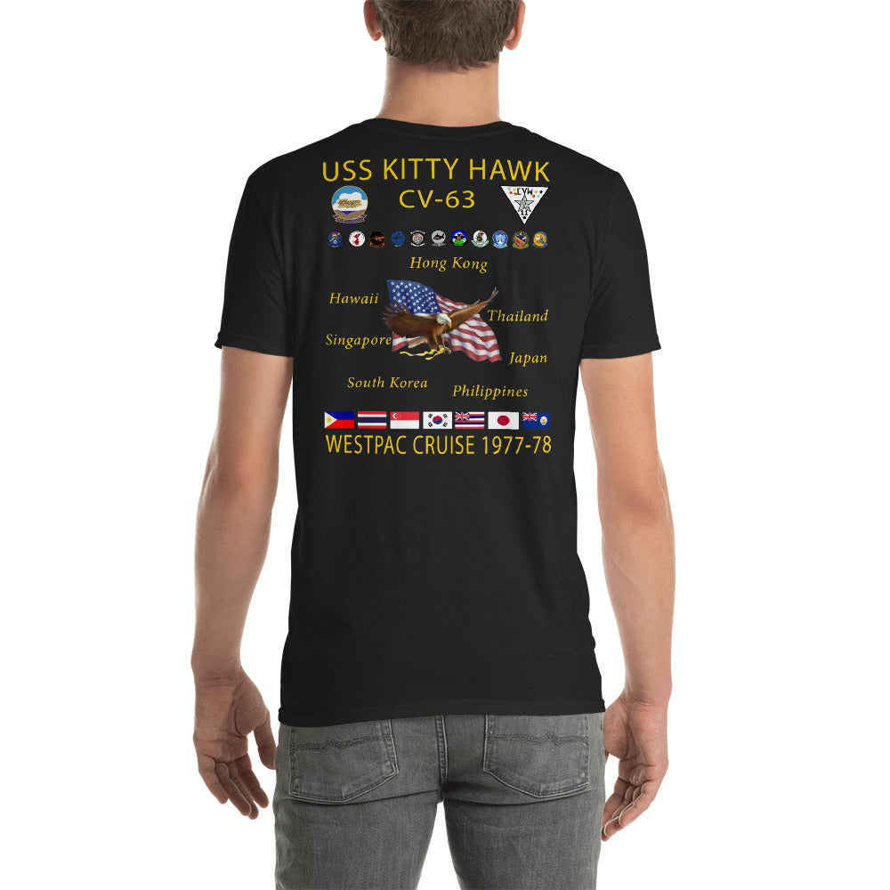 USS Kitty Hawk (CV-63) 1977-78 Cruise Shirt