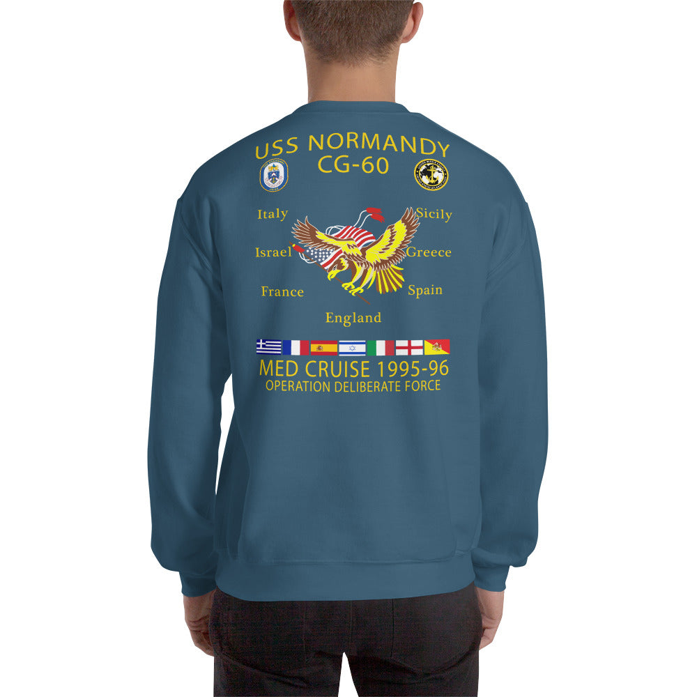 USS Normandy (CG-60) 1995-96 Cruise Sweatshirt