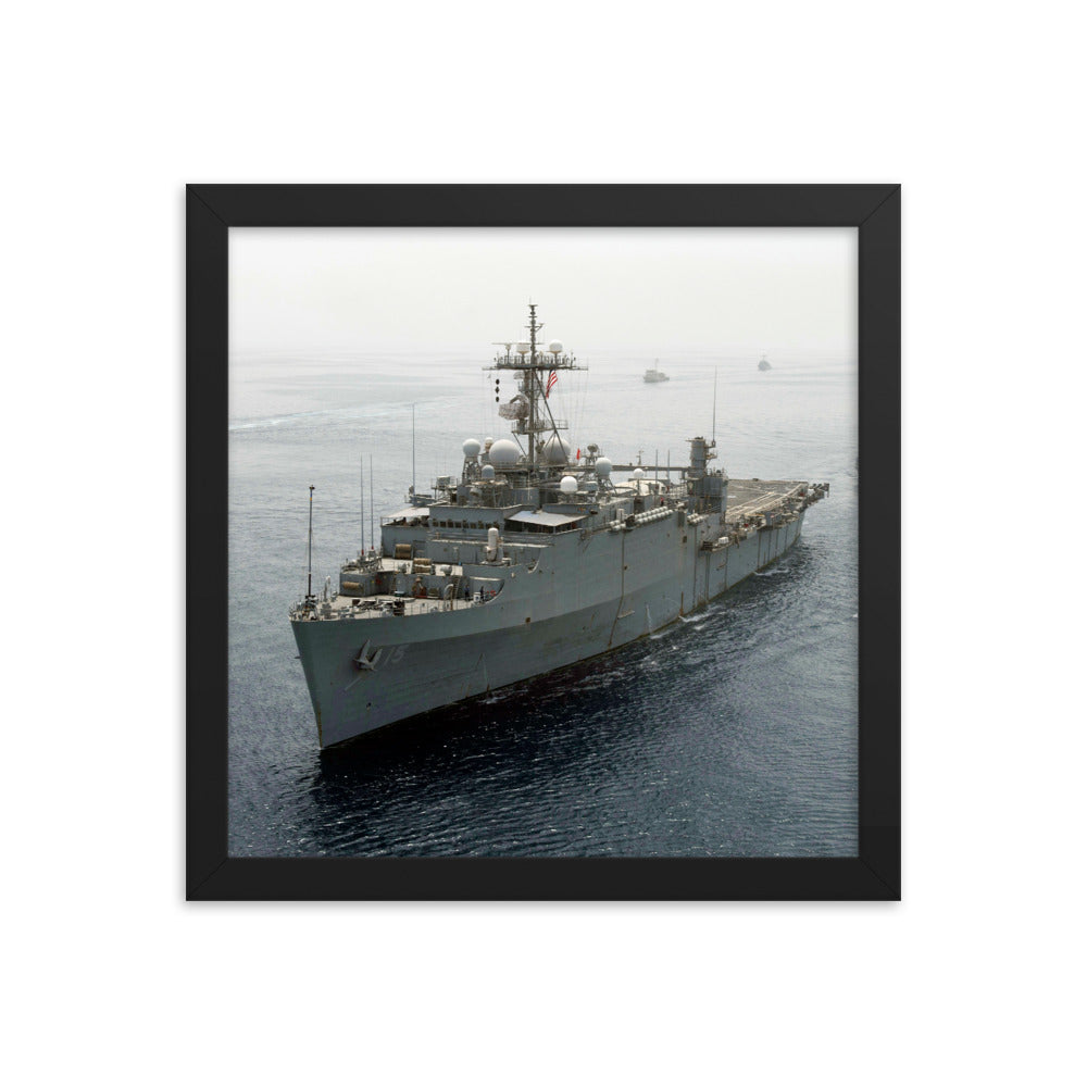 USS Ponce (LPD-15) Framed Ship Photo