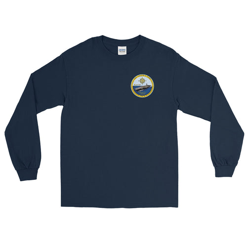 USS Gerald R. Ford (CVN-78) Ship's Crest Long Sleeve Shirt