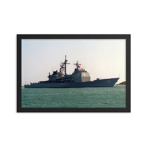 USS Chosin (CG-65) Framed Ship Photo