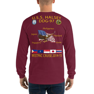 USS Halsey (DDG-97) 2014-15 Long Sleeve Cruise Shirt