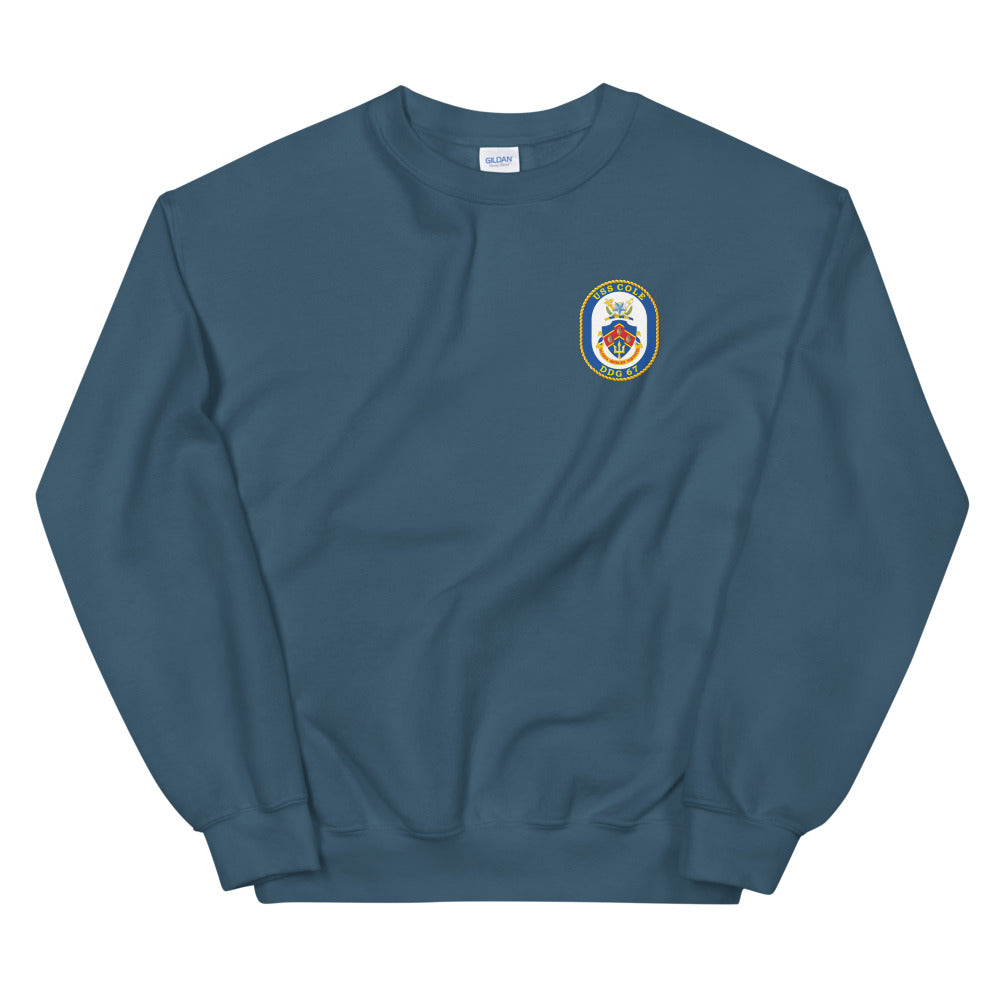 USS Cole (DDG-67) Ship's Crest Sweatshirt