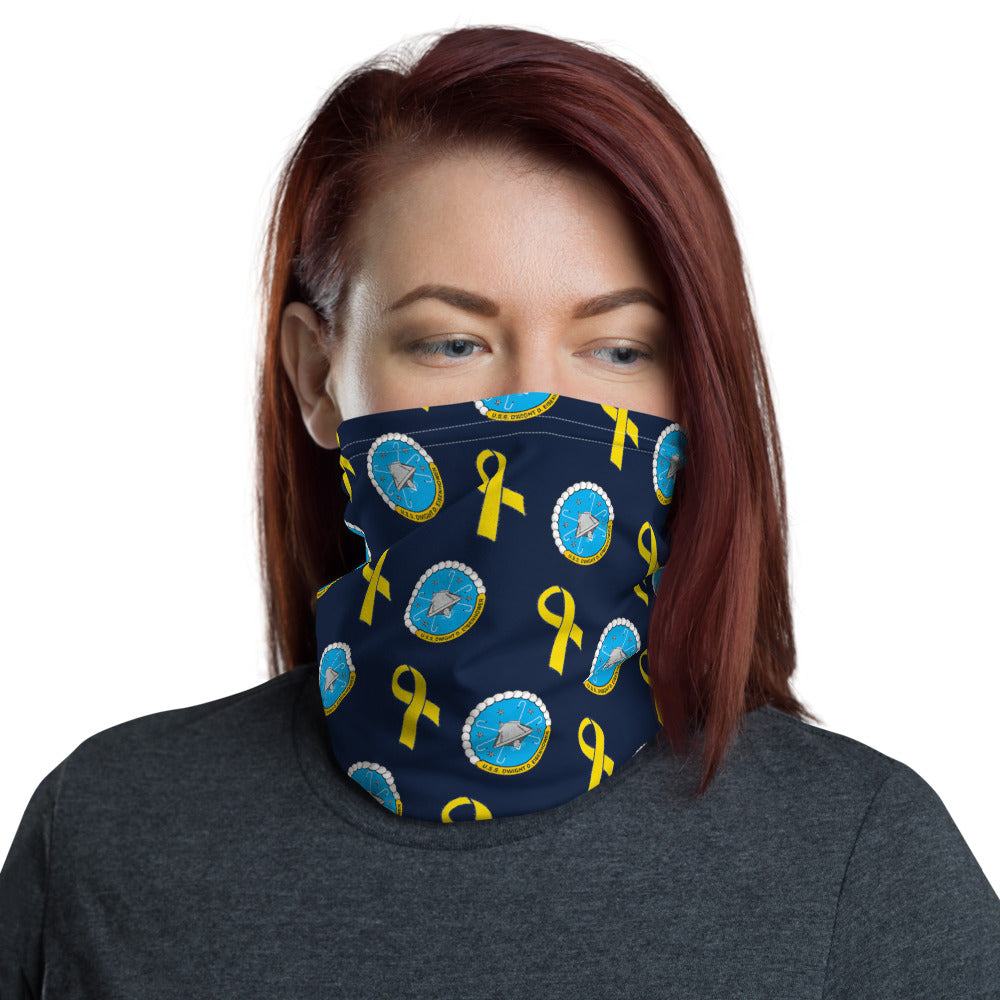 USS Dwight D. Eisenhower (CVN-69) Yellow Ribbon Neck Gaiter