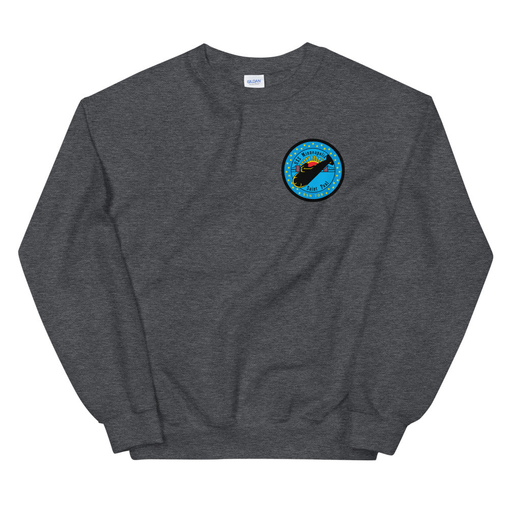 USS Minneapolis-Saint Paul (SSN-708) Ship's Crest Sweatshirt