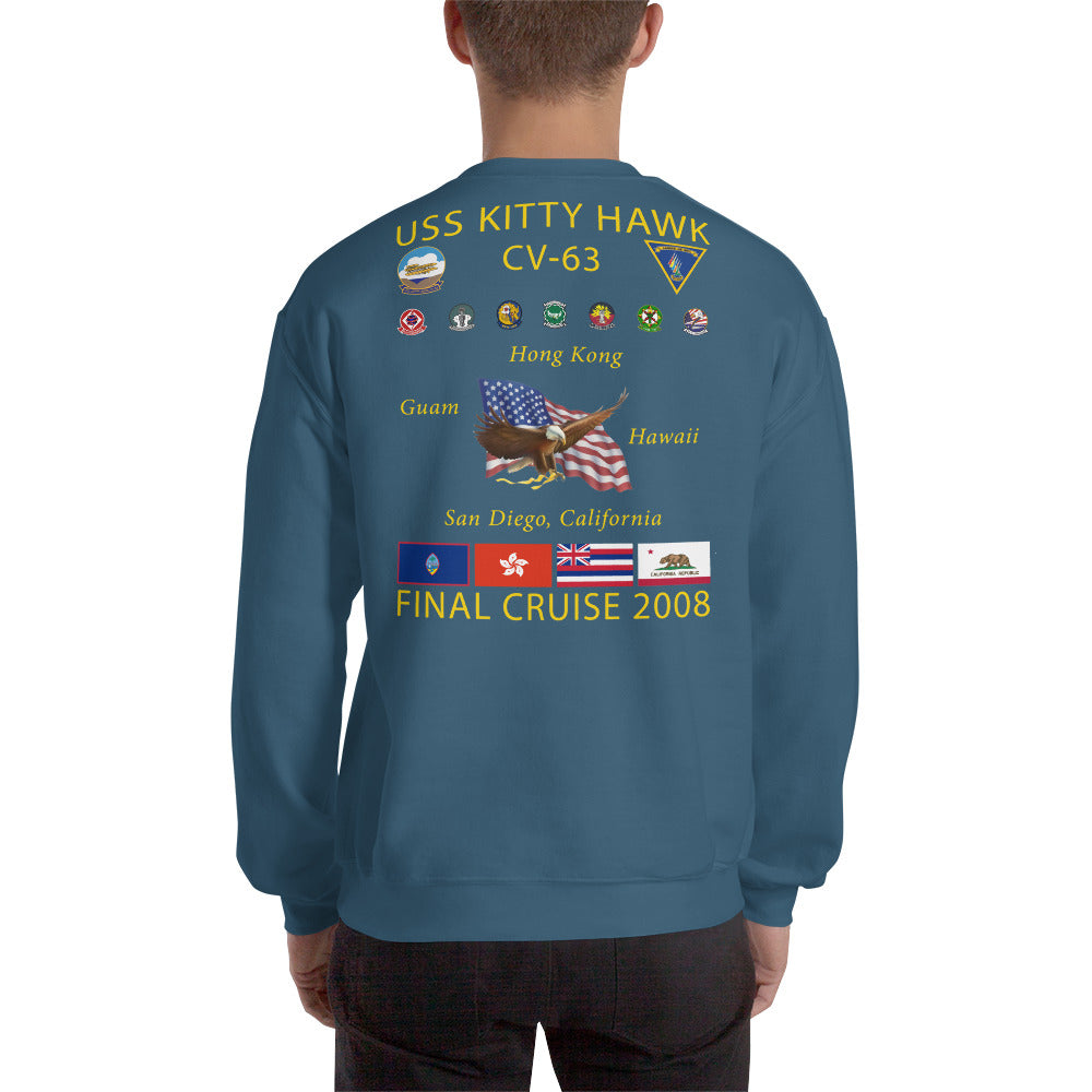 USS Kitty Hawk (CV-63) 2008 Cruise Sweatshirt