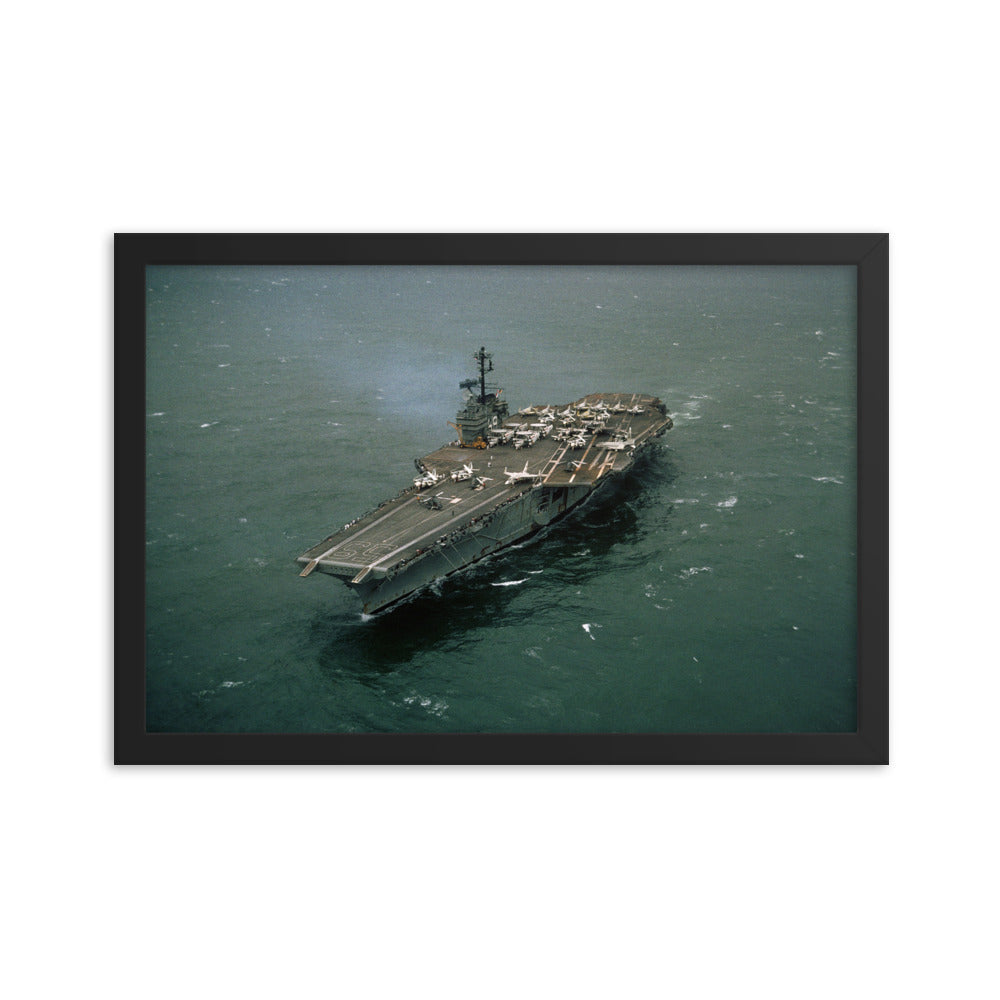 USS Forrestal (CV-59) Framed Ship Photo