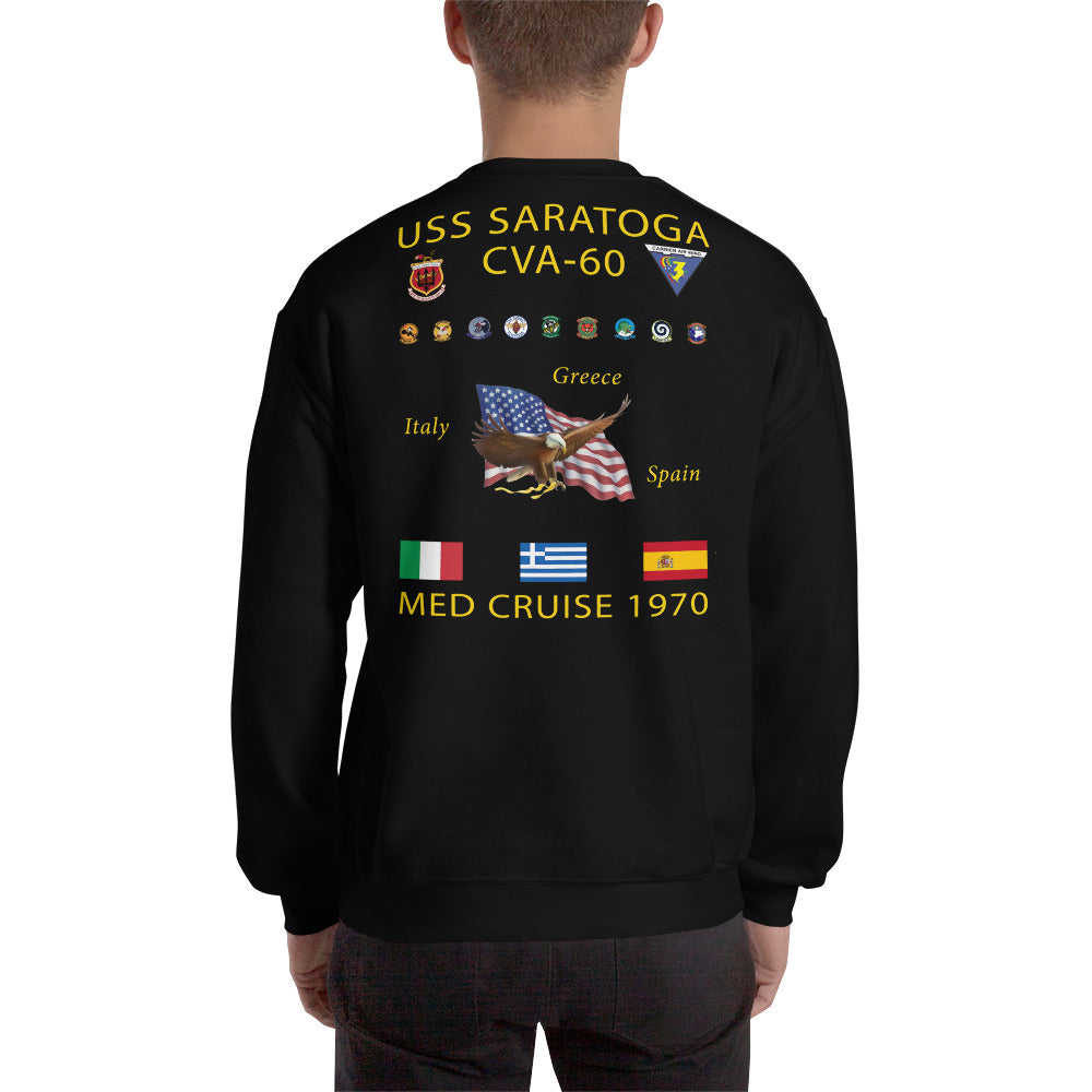 USS Saratoga (CVA-60) 1970 Cruise Sweatshirt