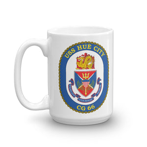 USS Hue CIty (CG-66) Ship's Crest Mug