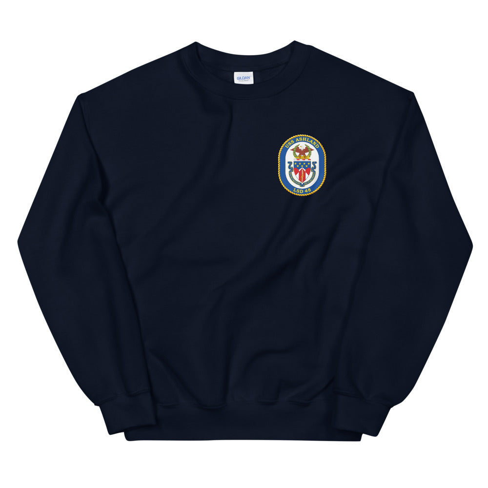 USS Ashland (LSD-48) Ship's Crest Sweatshirt
