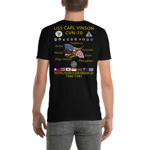 USS Carl Vinson (CVN-70) 1986-87 Cruise Shirt