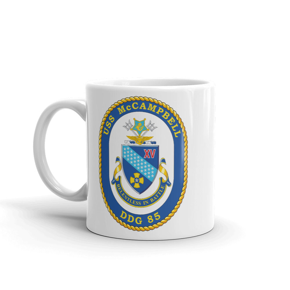 USS McCampbell (DDG-85) Ship's Crest Mug