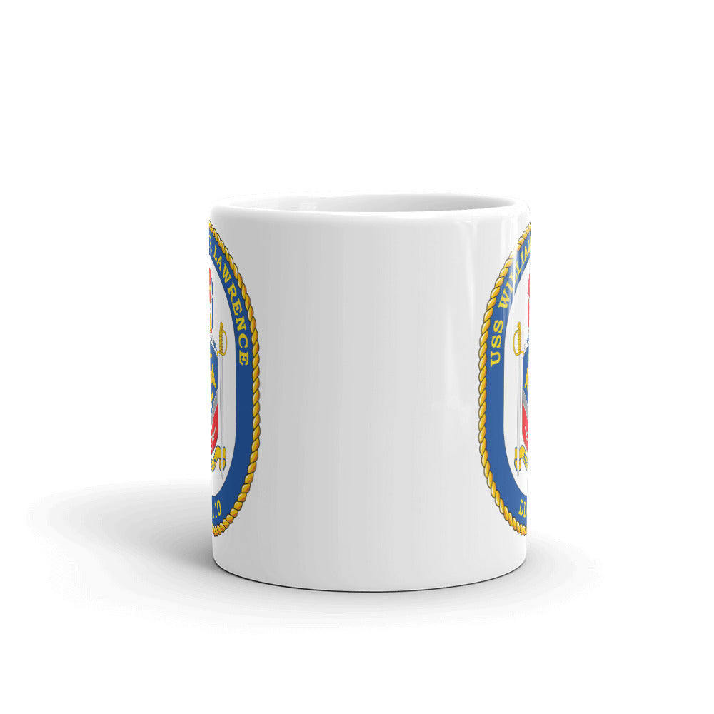 USS William P. Lawrence (DDG-110) Ship's Crest Mug
